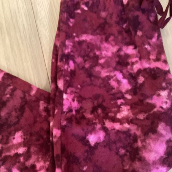 NWT Jenni Brand Pinks and Wines Straight Leg  Fleece Long PJ Pants Multi Size - Picture 5 of 13